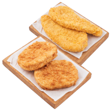 Kabeljauwburger of kabeljauwschnitzel